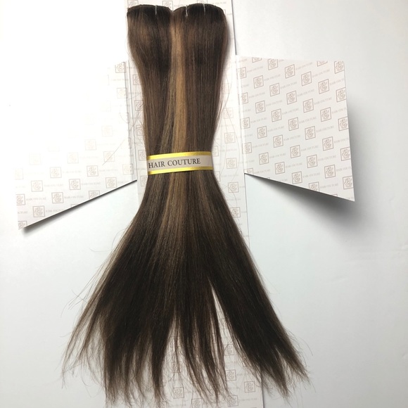 100% humanHair CLIP-IN EXTENSIONS - Picture 2 of 4